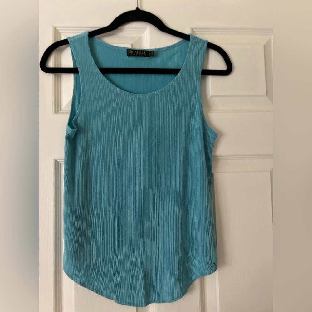 Picadilly Fashion Turquoise Tank Top